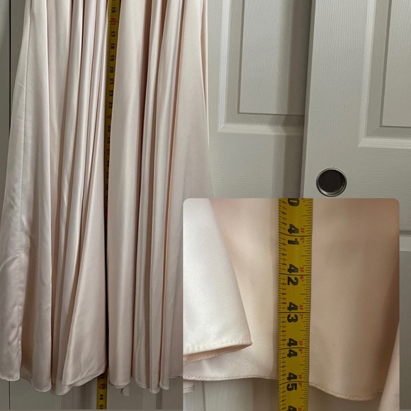 Beige prom evening dress - Picture 12 of 14